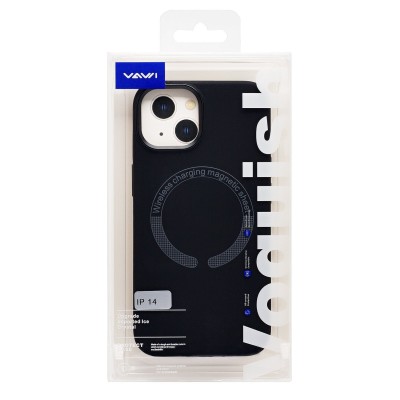Чехол-накладка для Apple iPhone 14 (Черный) SM040 SafeMag