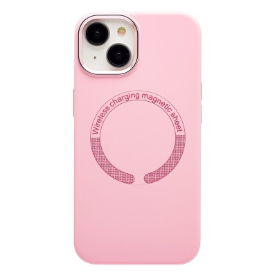 Чехол-накладка для Apple iPhone 14 (Пудровый розовый) SM040 SafeMag Чехол-накладка для Apple iPhone 14 (Пудровый розовый) SM040 SafeMag