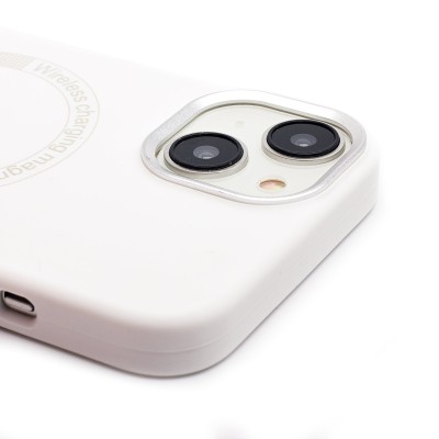 Чехол-накладка для Apple iPhone 14 (Белый) SM040 SafeMag