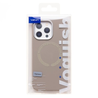 Чехол-накладка для Apple iPhone 15 Pro Max (Пепельный) SM040 SafeMag Чехол-накладка для Apple iPhone 15 Pro Max (Пепельный) SM040 SafeMag