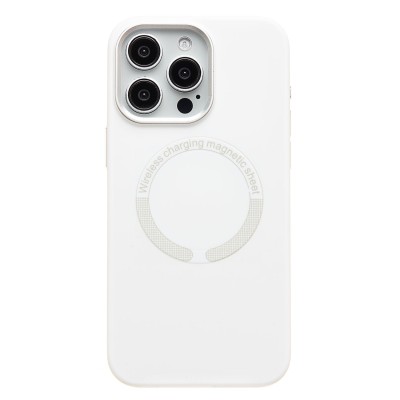 Чехол-накладка для Apple iPhone 15 Pro Max (Белый) SM040 SafeMag Чехол-накладка для Apple iPhone 15 Pro Max (Белый) SM040 SafeMag