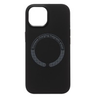 Чехол-накладка для Apple iPhone 15 (Черный) SM040 SafeMag