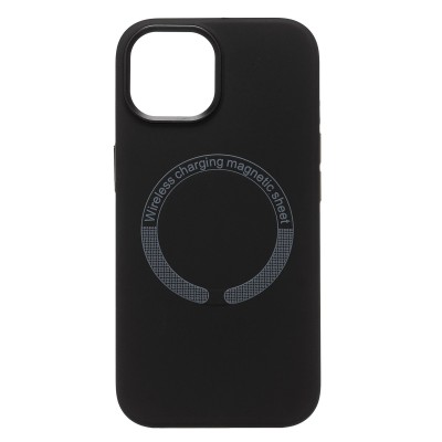 Чехол-накладка для Apple iPhone 15 (Черный) SM040 SafeMag