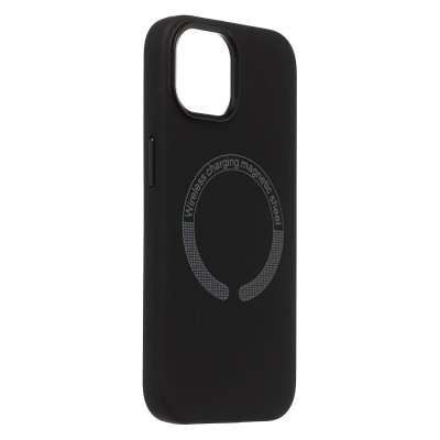 Чехол-накладка для Apple iPhone 15 (Черный) SM040 SafeMag
