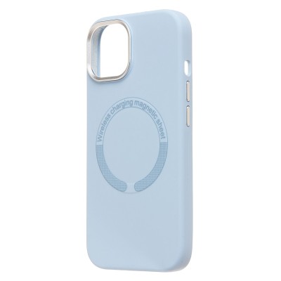 Чехол-накладка для Apple iPhone 15 (Пурпурно-сиреневый) SM040 SafeMag
