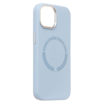 Чехол-накладка для Apple iPhone 15 (Пурпурно-сиреневый) SM040 SafeMag
