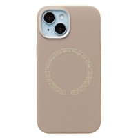 Чехол-накладка для Apple iPhone 15 (Пепельный) SM040 SafeMag