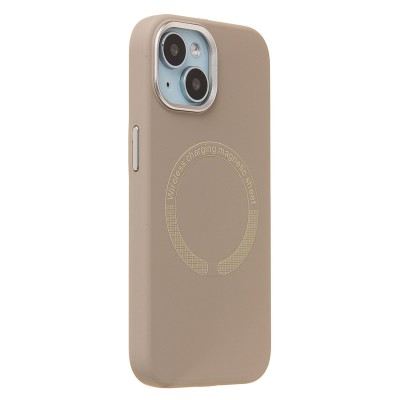 Чехол-накладка для Apple iPhone 15 (Пепельный) SM040 SafeMag
