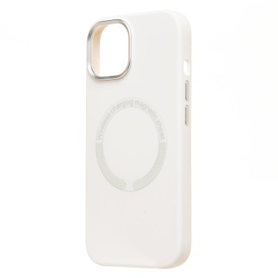 Чехол-накладка для Apple iPhone 15 (Белый) SM040 SafeMag