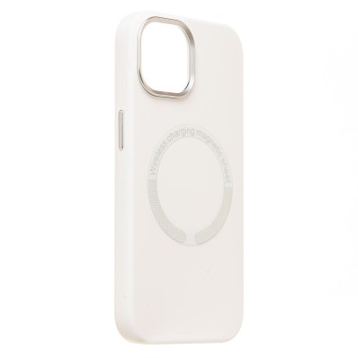 Чехол-накладка для Apple iPhone 15 (Белый) SM040 SafeMag