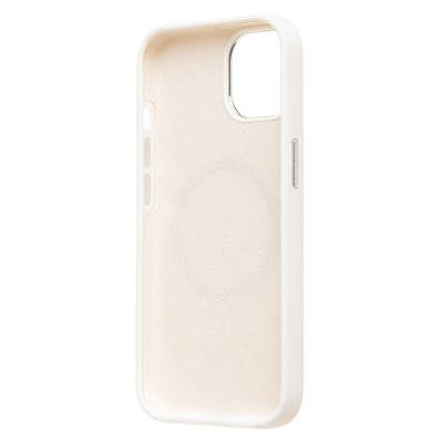Чехол-накладка для Apple iPhone 15 (Белый) SM040 SafeMag