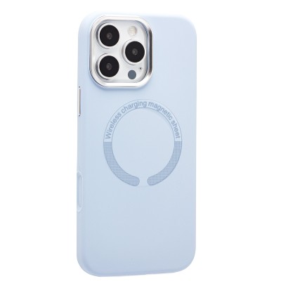 Чехол-накладка для Apple iPhone 16 Pro Max (Пурпурно-сиреневый) SM040 SafeMag