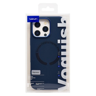Чехол-накладка для Apple iPhone 16 Pro Max (Полуночный синий) SM040 SafeMag