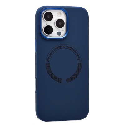 Чехол-накладка для Apple iPhone 16 Pro Max (Полуночный синий) SM040 SafeMag