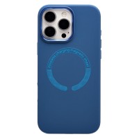 Чехол-накладка для Apple iPhone 16 Pro Max (Темно-синий) SM040 SafeMag