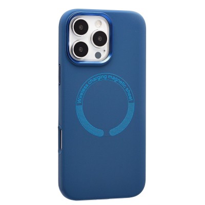Чехол-накладка для Apple iPhone 16 Pro Max (Темно-синий) SM040 SafeMag