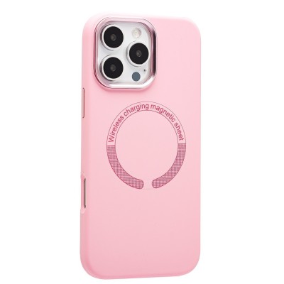 Чехол-накладка для Apple iPhone 16 Pro Max (Пудровый розовый) SM040 SafeMag