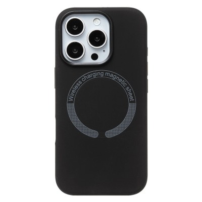 Чехол-накладка для Apple iPhone 16 Pro (Черный) SM040 SafeMag
