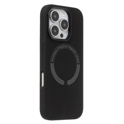 Чехол-накладка для Apple iPhone 16 Pro (Черный) SM040 SafeMag