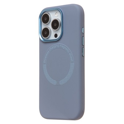Чехол-накладка для Apple iPhone 16 Pro (Лавандово-серый) SM040 SafeMag