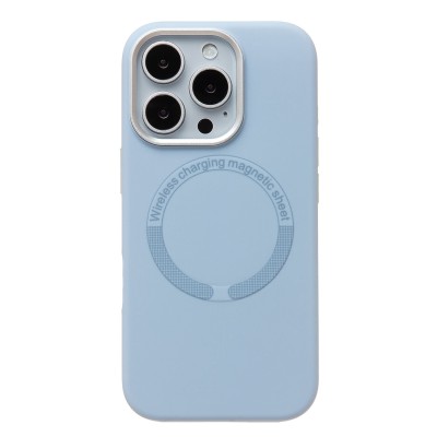 Чехол-накладка для Apple iPhone 16 Pro (Пурпурно-сиреневый) SM040 SafeMag