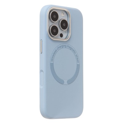 Чехол-накладка для Apple iPhone 16 Pro (Пурпурно-сиреневый) SM040 SafeMag