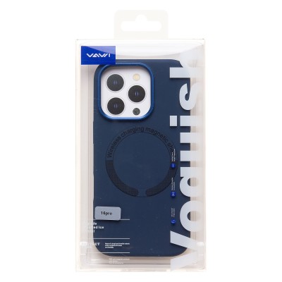 Чехол-накладка для Apple iPhone 16 Pro (Полуночный синий) SM040 SafeMag