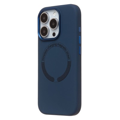 Чехол-накладка для Apple iPhone 16 Pro (Полуночный синий) SM040 SafeMag