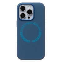 Чехол-накладка для Apple iPhone 16 Pro (Темно-синий) SM040 SafeMag Чехол-накладка для Apple iPhone 16 Pro (Темно-синий) SM040 SafeMag