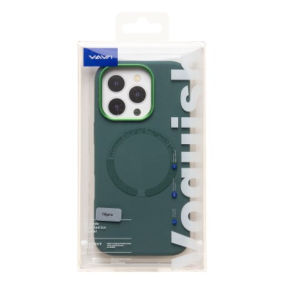 Чехол-накладка для Apple iPhone 16 Pro (Хвойный) SM040 SafeMag