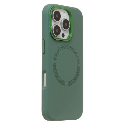 Чехол-накладка для Apple iPhone 16 Pro (Хвойный) SM040 SafeMag