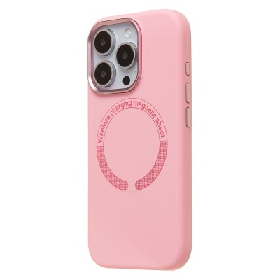 Чехол-накладка для Apple iPhone 16 Pro (Пудровый розовый) SM040 SafeMag