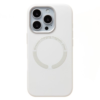 Чехол-накладка для Apple iPhone 16 Pro (Белый) SM040 SafeMag