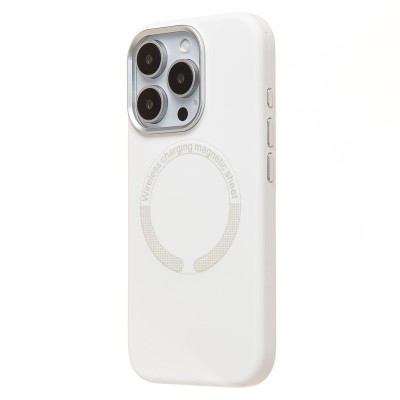 Чехол-накладка для Apple iPhone 16 Pro (Белый) SM040 SafeMag