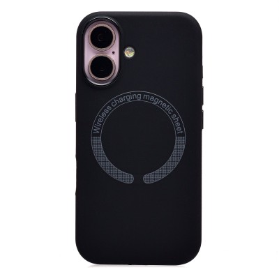 Чехол-накладка для Apple iPhone 16 (Черный) SM040 SafeMag Чехол-накладка для Apple iPhone 16 (Черный) SM040 SafeMag
