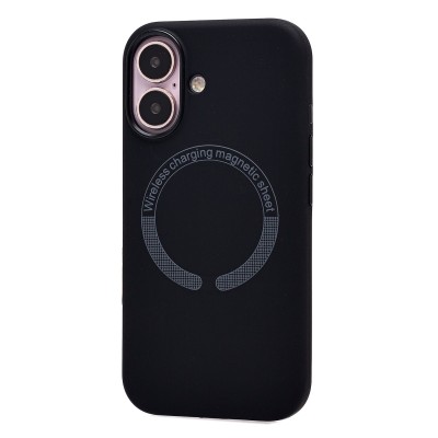 Чехол-накладка для Apple iPhone 16 (Черный) SM040 SafeMag