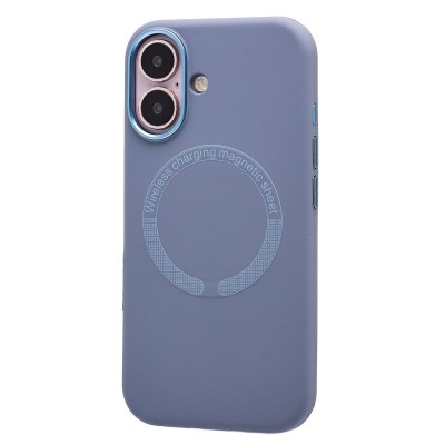 Чехол-накладка для Apple iPhone 16 (Лавандово-серый) SM040 SafeMag