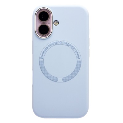 Чехол-накладка для Apple iPhone 16 (Пурпурно-сиреневый) SM040 SafeMag