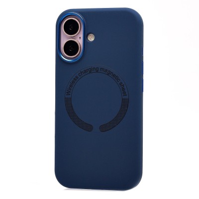 Чехол-накладка для Apple iPhone 16 (Полуночный синий) SM040 SafeMag Чехол-накладка для Apple iPhone 16 (Полуночный синий) SM040 SafeMag