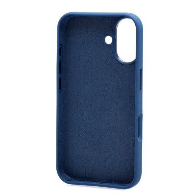 Чехол-накладка для Apple iPhone 16 (Темно-синий) SM040 SafeMag Чехол-накладка для Apple iPhone 16 (Темно-синий) SM040 SafeMag
