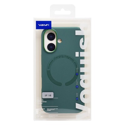 Чехол-накладка для Apple iPhone 16 (Хвойный) SM040 SafeMag Чехол-накладка для Apple iPhone 16 (Хвойный) SM040 SafeMag