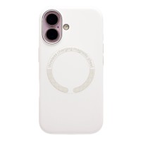 Чехол-накладка для Apple iPhone 16 (Белый) SM040 SafeMag