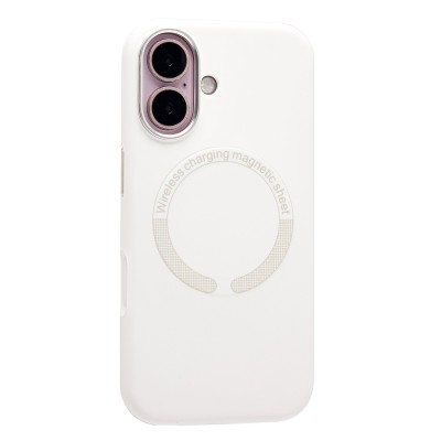 Чехол-накладка для Apple iPhone 16 (Белый) SM040 SafeMag