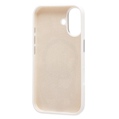 Чехол-накладка для Apple iPhone 16 (Белый) SM040 SafeMag