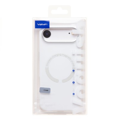 Чехол-накладка для Apple iPhone 17 Air (Белый) SM040 SafeMag