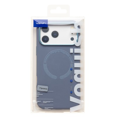 Чехол-накладка для Apple iPhone 17 Pro Max (Лавандово-серый) SM040 SafeMag Чехол-накладка для Apple iPhone 17 Pro Max (Лавандово-серый) SM040 SafeMag
