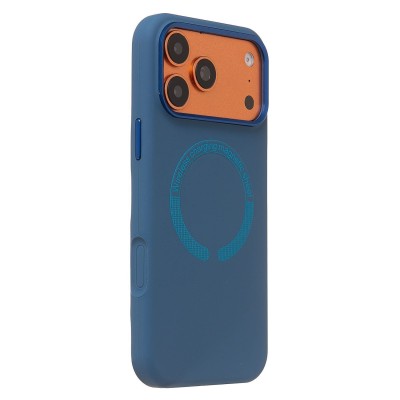 Чехол-накладка для Apple iPhone 17 Pro Max (Темно-синий) SM040 SafeMag
