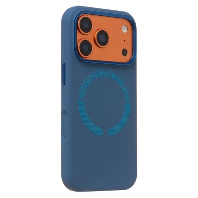 Чехол-накладка для Apple iPhone 17 Pro (Темно-синий) SM040 SafeMag Чехол-накладка для Apple iPhone 17 Pro (Темно-синий) SM040 SafeMag