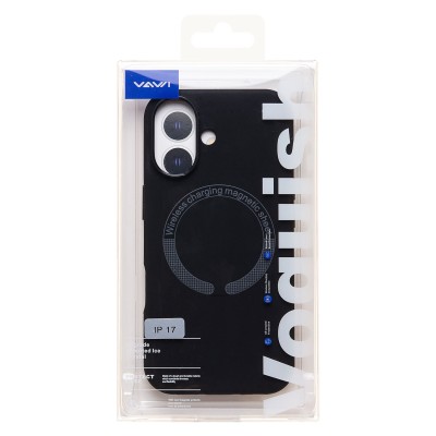 Чехол-накладка для Apple iPhone 17 (Черный) SM040 SafeMag