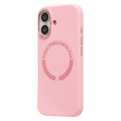 Чехол-накладка для Apple iPhone 17 (Пудровый розовый) SM040 SafeMag